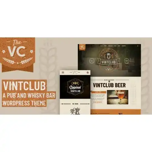 VintClub – A Pub and Whisky Bar WordPress Theme v1.1.0