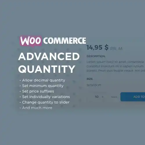 WooCommerce Advanced Quantity v3.0.6
