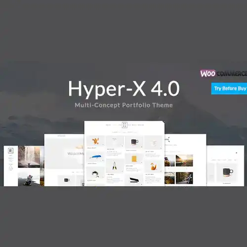 HyperX – Responsive WordPress Portfolio Theme v4.9.9.4