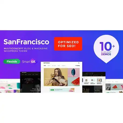 SanFrancisco – MultiConcept Blog & Magazine WordPress Theme v1.19