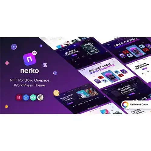 Nerko – NFT Portfolio WordPress Theme v1.2